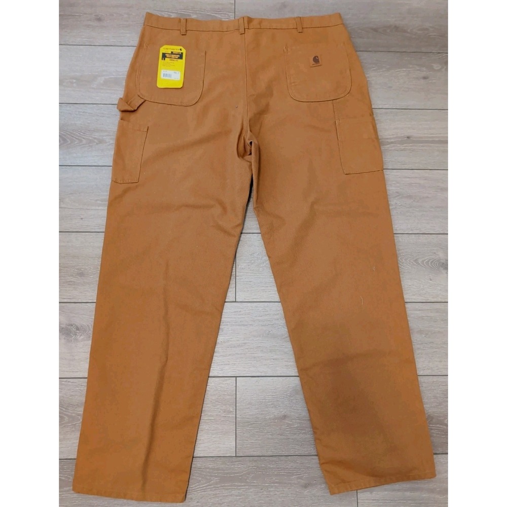 Carhartt Men's 44 X 36 Loose Fit Washed Duck Utility Work Pants BN0011-M NWT - Picture 2 of 6